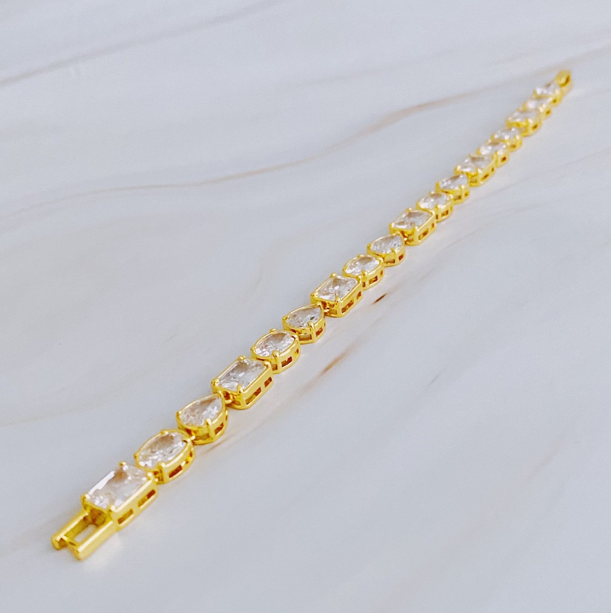 Sparkling In Shapes Bracelet - Bijoux Majestique Jewelry