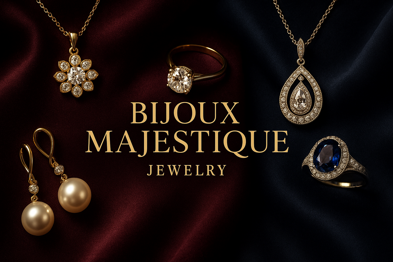 Bijoux
Majestique Jewelry image banner for shopify